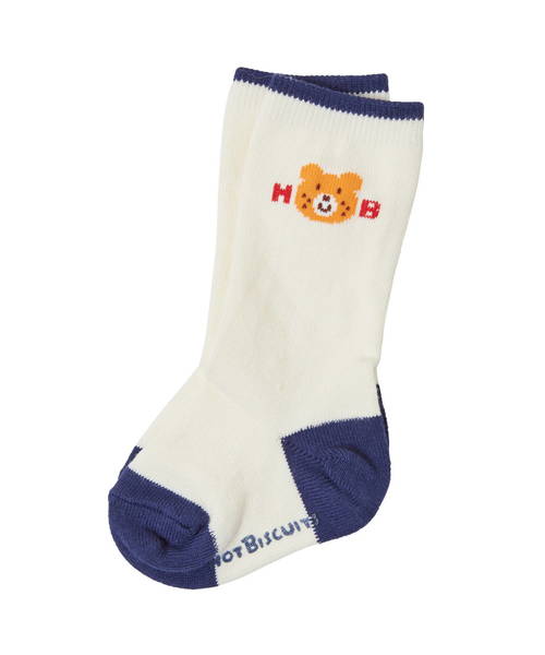 HOT BISCUITS(ホットビスケッツ)の「ワンポイント ハイソックス(ソックス/靴下・キッズ・ネイビー/ピンク・9-10cm/11-13cm/13-15cm/15-17cm/17-19cm)」の2枚目の写真