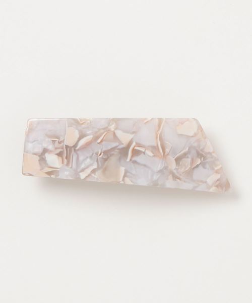 koe（コエ）の「アセチバレッタ（バレッタ/ヘアクリップ・レディース・ベージュ/ブラウン・FREE）」の2枚目の写真