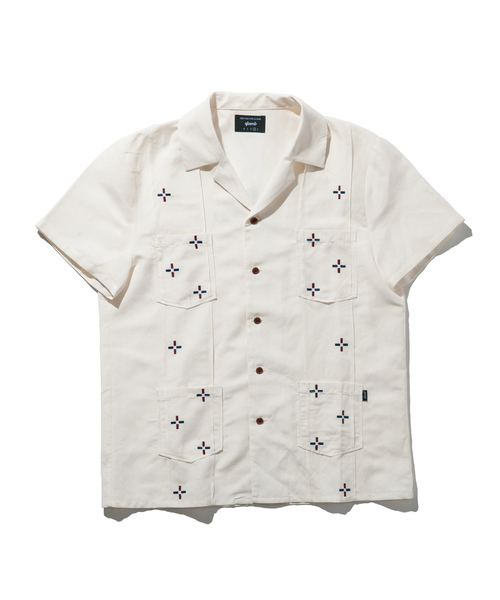 glamb(グラム)の「Alcott SH / オルコットシャツ(シャツ/ブラウス・メンズ・ブラック/カーキ/ホワイト・3/1/4/2/0)」の4枚目の写真