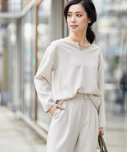 RIVE DROITE（リヴドロワ）の「タタキメタルチョーカー-（ネックレス・レディース・ゴールド・FREE）」の4枚目の写真