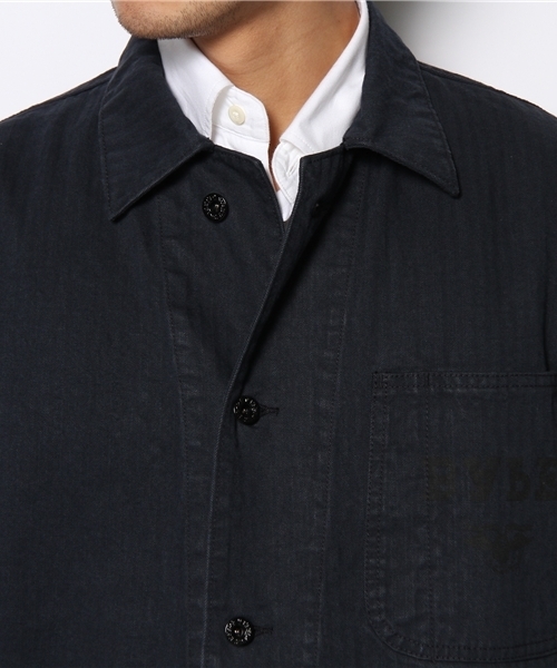 A BATHING APE（アベイシングエイプ）の「HBT COVERALL（カバーオール・メンズ・オリーブドラブ/ネイビー・MEDIUM/XX-LARGE/LARGE/X-LARGE/SMALL）」の7枚目の写真