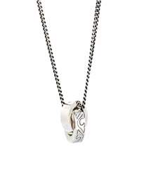 LION HEART | LH for Gift 槌目カービングダブルリングネックレス(ネックレス)