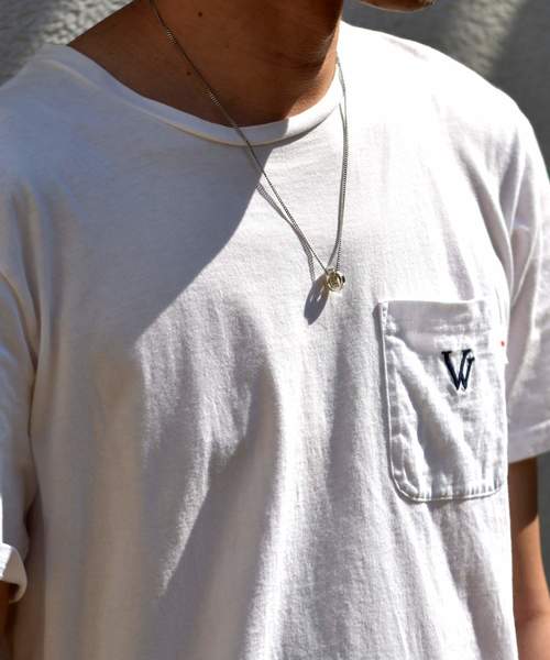 LION HEART（ライオンハート）の「LH for Gift 槌目カービングダブルリングネックレス（ネックレス・メンズ・シルバー・50cm）」の7枚目の写真