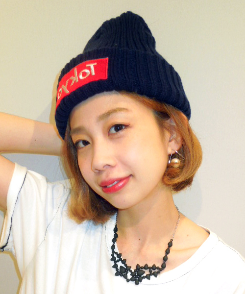 WHO'S WHO gallery（フーズフーギャラリー）の「【rinevuos】ビーニー（ニットキャップ/ビーニー・メンズ・ホワイト/ブルー/ネイビー/ブラック・FREE）」の4枚目の写真