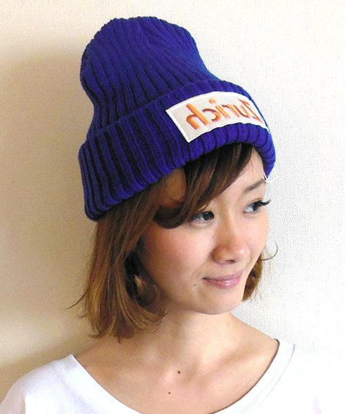 WHO'S WHO gallery（フーズフーギャラリー）の「【rinevuos】ビーニー（ニットキャップ/ビーニー・メンズ・ホワイト/ブルー/ネイビー/ブラック・FREE）」の2枚目の写真