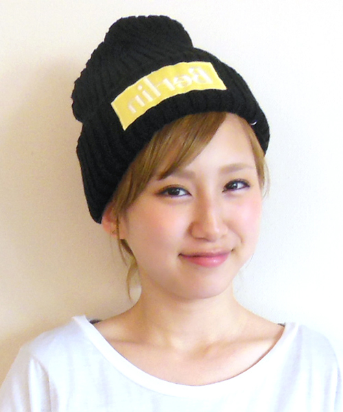 WHO'S WHO gallery（フーズフーギャラリー）の「【rinevuos】ビーニー（ニットキャップ/ビーニー・メンズ・ホワイト/ブルー/ネイビー/ブラック・FREE）」の3枚目の写真