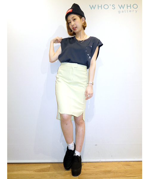 WHO'S WHO gallery（フーズフーギャラリー）の「【rinevuos】ビーニー（ニットキャップ/ビーニー・メンズ・ホワイト/ブルー/ネイビー/ブラック・FREE）」の14枚目の写真