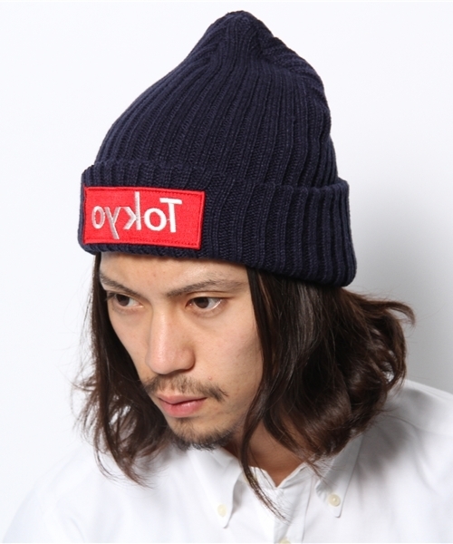 WHO'S WHO gallery（フーズフーギャラリー）の「【rinevuos】ビーニー（ニットキャップ/ビーニー・メンズ・ホワイト/ブルー/ネイビー/ブラック・FREE）」の22枚目の写真