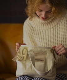 Minnetonka（ミネトンカ）の「【MINNETONKA/ミネトンカ】 CANVAS BAG S / ショルダー付きキャンバスバッグ　（ハンドバッグ）」