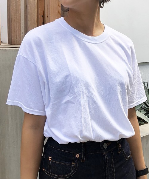 TODAYFUL（トゥデイフル）の「UsefulビッグTシャツ（Tシャツ/カットソー・レディース・ホワイト/ブラック/ベージュ・FREE）」の7枚目の写真