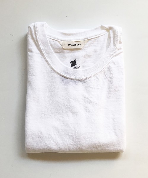 TODAYFUL（トゥデイフル）の「UsefulビッグTシャツ（Tシャツ/カットソー・レディース・ホワイト/ブラック/ベージュ・FREE）」の9枚目の写真