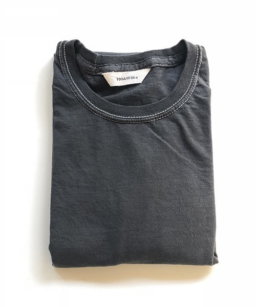 TODAYFUL（トゥデイフル）の「UsefulビッグTシャツ（Tシャツ/カットソー・レディース・ホワイト/ブラック/ベージュ・FREE）」の10枚目の写真