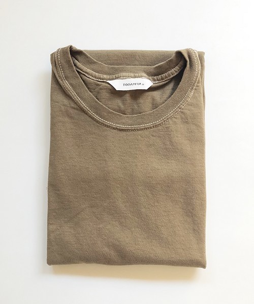 TODAYFUL（トゥデイフル）の「UsefulビッグTシャツ（Tシャツ/カットソー・レディース・ホワイト/ブラック/ベージュ・FREE）」の11枚目の写真