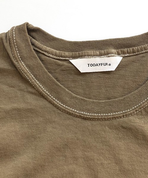 TODAYFUL（トゥデイフル）の「UsefulビッグTシャツ（Tシャツ/カットソー・レディース・ホワイト/ブラック/ベージュ・FREE）」の12枚目の写真