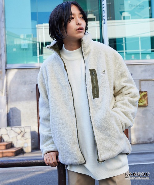 KANGOL/カンゴール別注 オーバーサイズ シープボアフリース