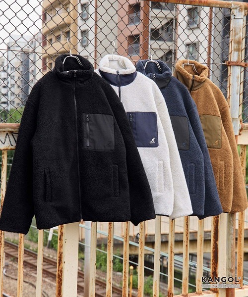 KANGOL/カンゴール別注 オーバーサイズ シープボアフリース