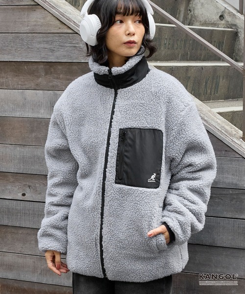 セール】KANGOL/カンゴール別注 オーバーサイズ シープボアフリース