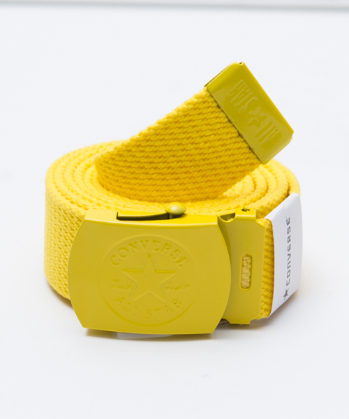CONVERSE（コンバース）の「【WEB限定】 CONVERSE / コンバース　GIベルト/ガチャロングベルト（ベルト・メンズ・ホワイト/ブラック/イエロー/レッド・FREE）」の4枚目の写真