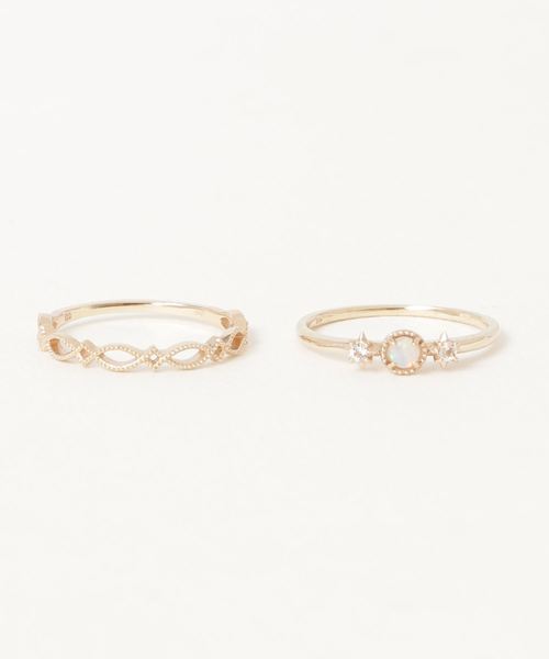 NOJESS（ノジェス）の「K10ピンキーリングセット（リング）」 - WEAR