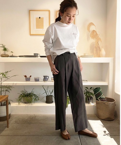 TODAYFUL（トゥデイフル）の「リネントラウザース（その他パンツ