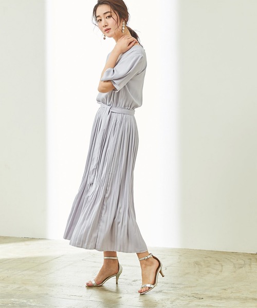 Ur S ユアーズ の フレアスリーブプリーツワンピース ワンピース Wear