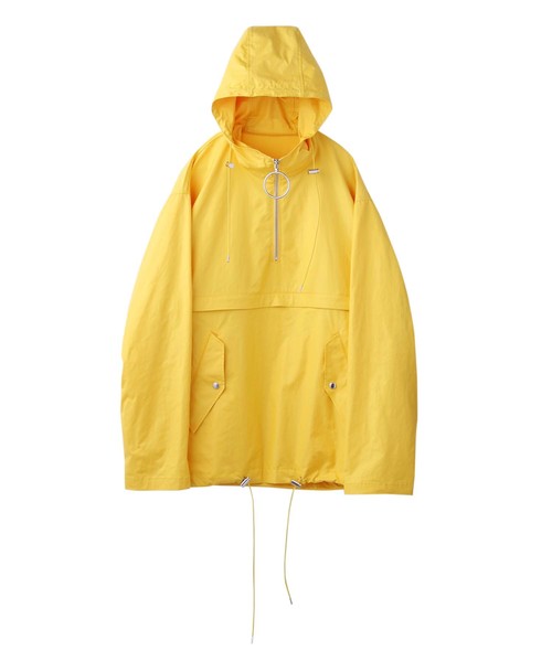 JOHN LAWRENCE SULLIVAN（ジョンローレンスサリバン）の「PE/COTTON ZIPPED HOODIE（ブルゾン・レディース・ブラック/イエロー・SMALL）」の2枚目の写真