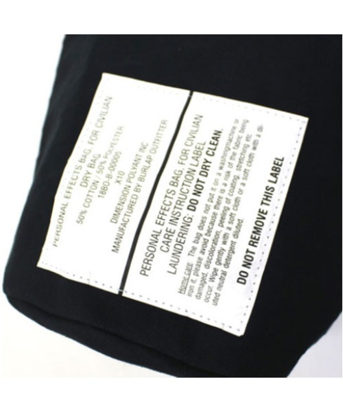 BURLAP OUTFITTER（バーラップアウトフィッター）の「PERSONAL EFFECT BAG / パーソナルエフェクトバッグ（ハンドバッグ・メンズ・ブラック/オリーブ/ナチュラル/ブラウン・ONE SIZE）」の9枚目の写真