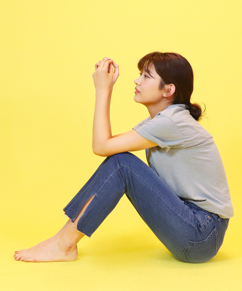 fireservice（ファイヤーサービス）の「∴ 【Fire Srevice/ファイヤーサービス】 スリムストレート サイドスリット ストレッチ ミッドインディゴ（デニムパンツ・レディース・ブルー・24inch/25inch/26inch/27inch/23inch）」の9枚目の写真