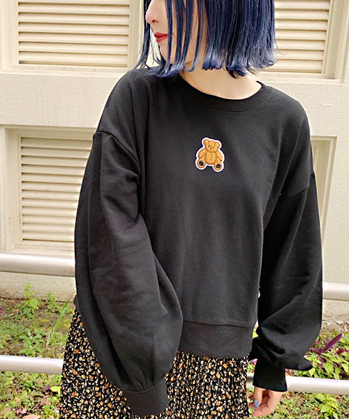 apres jour（アプレジュール）の「アニマルワッペンスウエット【ZOZOTOWN限定アイテム】（スウェット・レディース・ブラック/ベージュ/その他/スモークピンク・フリー）」の10枚目の写真