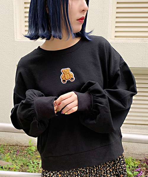 apres jour（アプレジュール）の「アニマルワッペンスウエット【ZOZOTOWN限定アイテム】（スウェット・レディース・ブラック/ベージュ/その他/スモークピンク・フリー）」の11枚目の写真