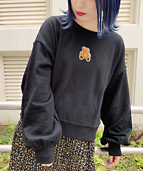 apres jour（アプレジュール）の「アニマルワッペンスウエット【ZOZOTOWN限定アイテム】（スウェット・レディース・ブラック/ベージュ/その他/スモークピンク・フリー）」の12枚目の写真