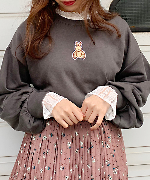 apres jour（アプレジュール）の「アニマルワッペンスウエット【ZOZOTOWN限定アイテム】（スウェット・レディース・ブラック/ベージュ/その他/スモークピンク・フリー）」の20枚目の写真