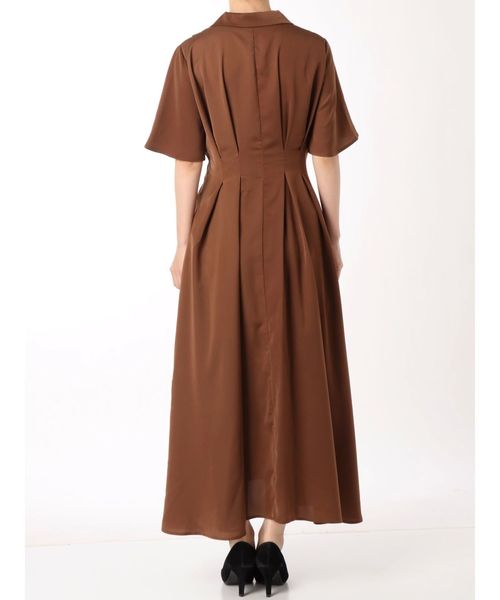 EMODA（エモダ）の「オープンカラー2WAYシャツワンピース（シャツワンピース・レディース・ブラック/ブラウン/その他/カーキ・FREE）」の21枚目の写真