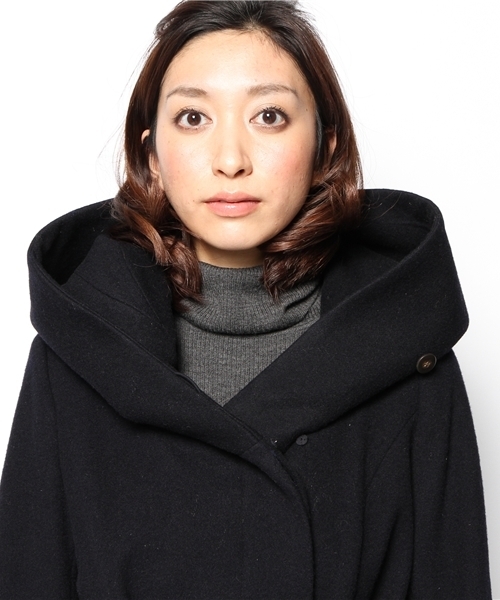 GALLARDAGALANTE(ガリャルダガランテ)の「ウールショートコート(その他アウター・レディース・キャメル/ネイビー・FREE)」の11枚目の写真