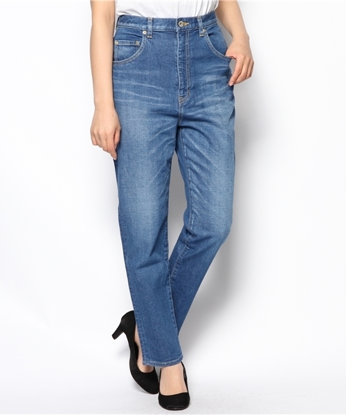 Another Edition（アナザーエディション）の「AE HI/W DENIM PT　Я#◆（デニムパンツ・レディース・ターコイズブルー/コバルトブルー/オフホワイト・MEDIUM/SMALL/X-SMALL）」の8枚目の写真