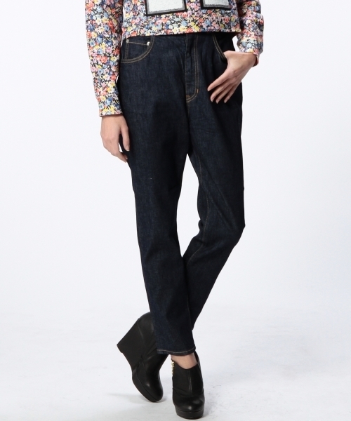 Another Edition（アナザーエディション）の「AE HI/W DENIM PT　Я#◆（デニムパンツ・レディース・ターコイズブルー/コバルトブルー/オフホワイト・MEDIUM/SMALL/X-SMALL）」の4枚目の写真