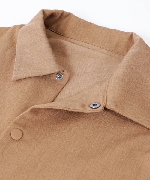 MONO-MART（モノマート）の「T/R アーバンミリタリー オーバーサイズ コーチジャケット(1/2 sleeve)（ブルゾン・メンズ・ブラック/ネイビー/モカ/グレー系その他/ベージュ系その他・M/L）」の6枚目の写真