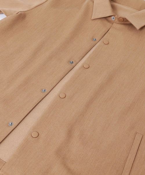 MONO-MART（モノマート）の「T/R アーバンミリタリー オーバーサイズ コーチジャケット(1/2 sleeve)（ブルゾン・メンズ・ブラック/ネイビー/モカ/グレー系その他/ベージュ系その他・M/L）」の10枚目の写真