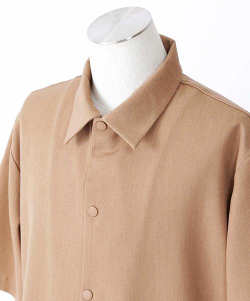 MONO-MART（モノマート）の「T/R アーバンミリタリー オーバーサイズ コーチジャケット(1/2 sleeve)（ブルゾン・メンズ・ブラック/ネイビー/モカ/グレー系その他/ベージュ系その他・M/L）」の13枚目の写真