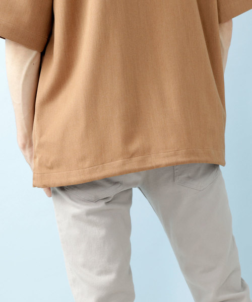 MONO-MART（モノマート）の「T/R アーバンミリタリー オーバーサイズ コーチジャケット(1/2 sleeve)（ブルゾン・メンズ・ブラック/ネイビー/モカ/グレー系その他/ベージュ系その他・M/L）」の12枚目の写真