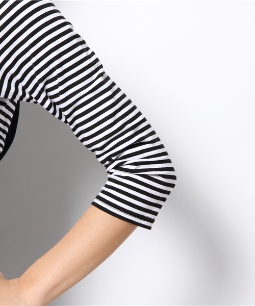 one after another NICE CLAUP(ワンアフターアナザーナイスクラップ)の「【ナイスクラップ】マリン風セットアップ(ワンピース・レディース・アイボリー/ネイビー・FREE)」の5枚目の写真