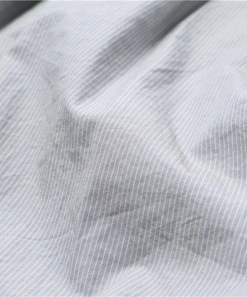 Ray BEAMS（レイビームス）の「○Ray BEAMS / ピンストライプ ギャザースカート（スカート・レディース・グレー/ブルー・0/1）」の10枚目の写真