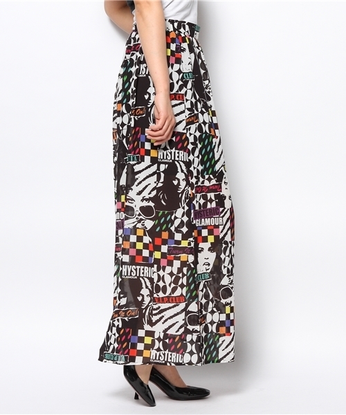 HYSTERIC GLAMOUR（ヒステリックグラマー）の「FUTURE SOUND総柄 ロングSK（スカート・レディース・マルチ・FREE）」の4枚目の写真