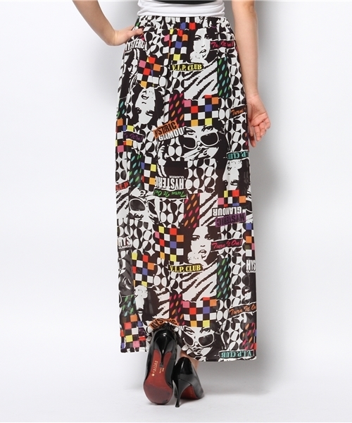HYSTERIC GLAMOUR（ヒステリックグラマー）の「FUTURE SOUND総柄 ロングSK（スカート・レディース・マルチ・FREE）」の3枚目の写真