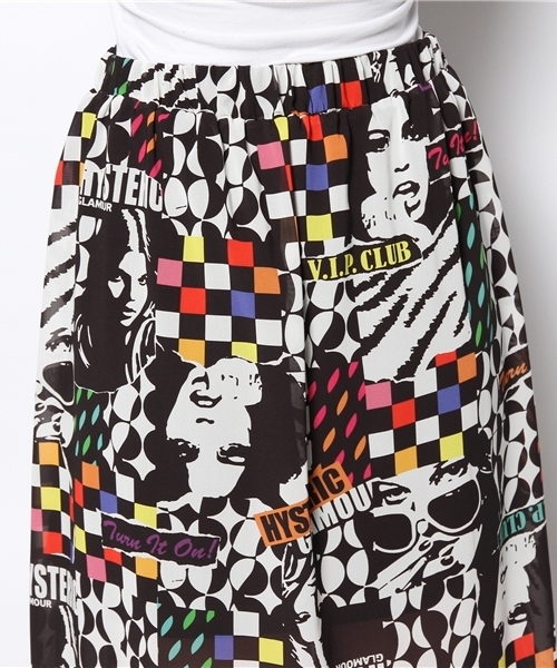 HYSTERIC GLAMOUR（ヒステリックグラマー）の「FUTURE SOUND総柄 ロングSK（スカート・レディース・マルチ・FREE）」の2枚目の写真