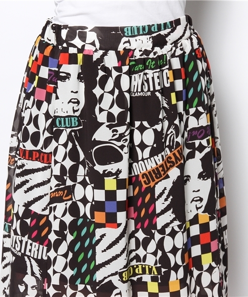 HYSTERIC GLAMOUR（ヒステリックグラマー）の「FUTURE SOUND総柄 ロングSK（スカート・レディース・マルチ・FREE）」の8枚目の写真