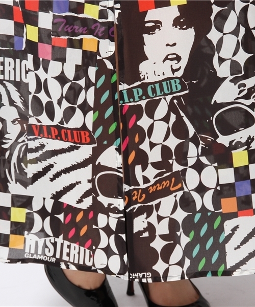 HYSTERIC GLAMOUR（ヒステリックグラマー）の「FUTURE SOUND総柄 ロングSK（スカート・レディース・マルチ・FREE）」の7枚目の写真