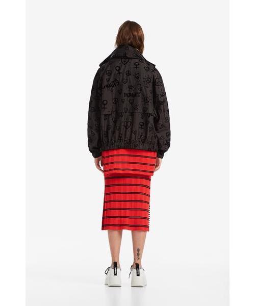 Desigual（デシグアル）の「ジャケット PURE（その他アウター・レディース・ブラック/レッド・2L/S/M/L）」の4枚目の写真