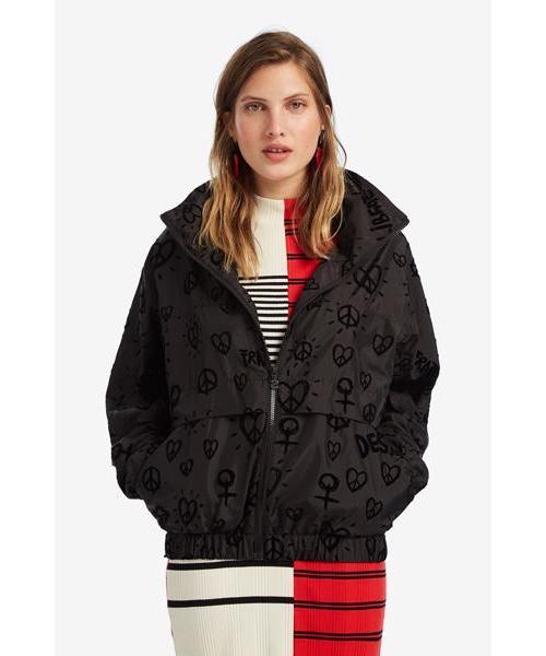 Desigual（デシグアル）の「ジャケット PURE（その他アウター・レディース・ブラック/レッド・2L/S/M/L）」の5枚目の写真