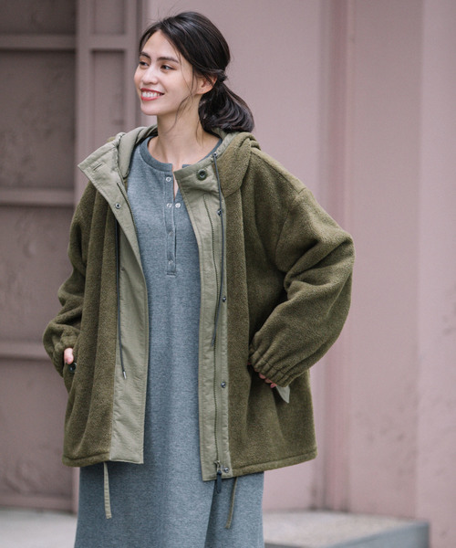 Munich（ミューニック）の「シープボアフリース モッズブルゾン